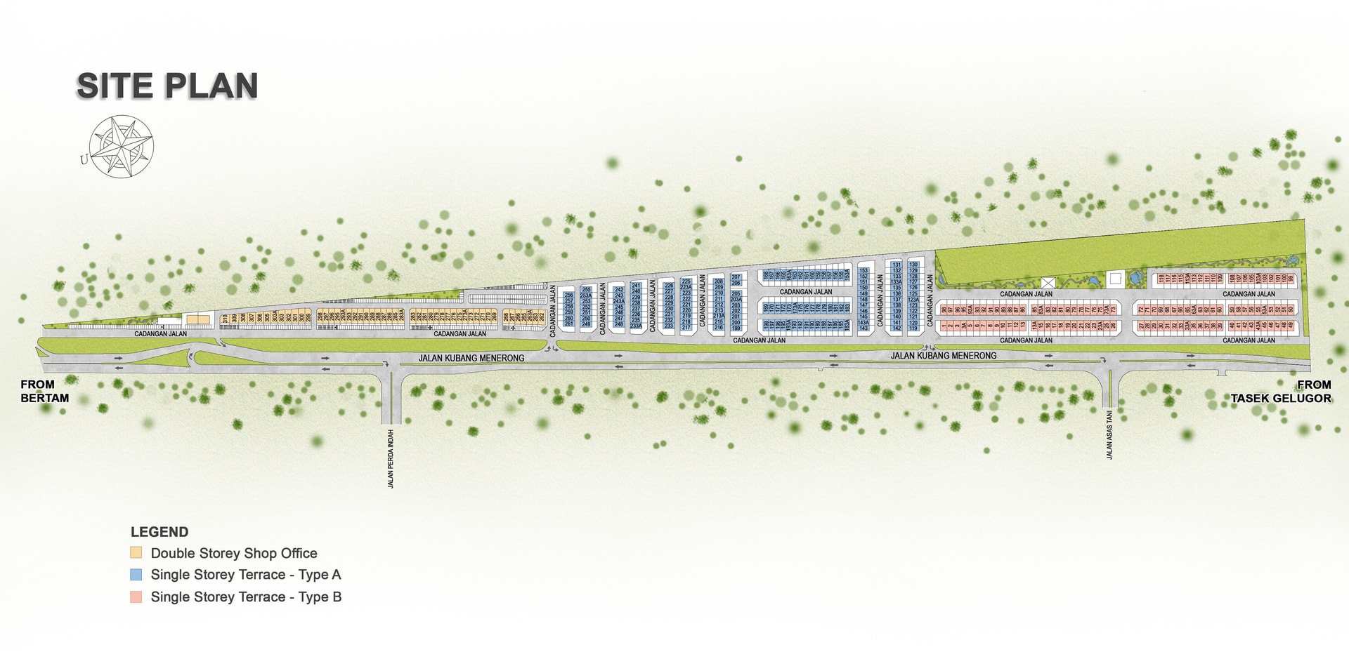 Site plan — D'Halona Place, Tasek Gelugor